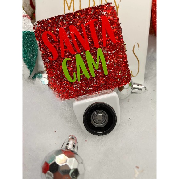 Red Glitter Santa Cam - Picture 3 of 4